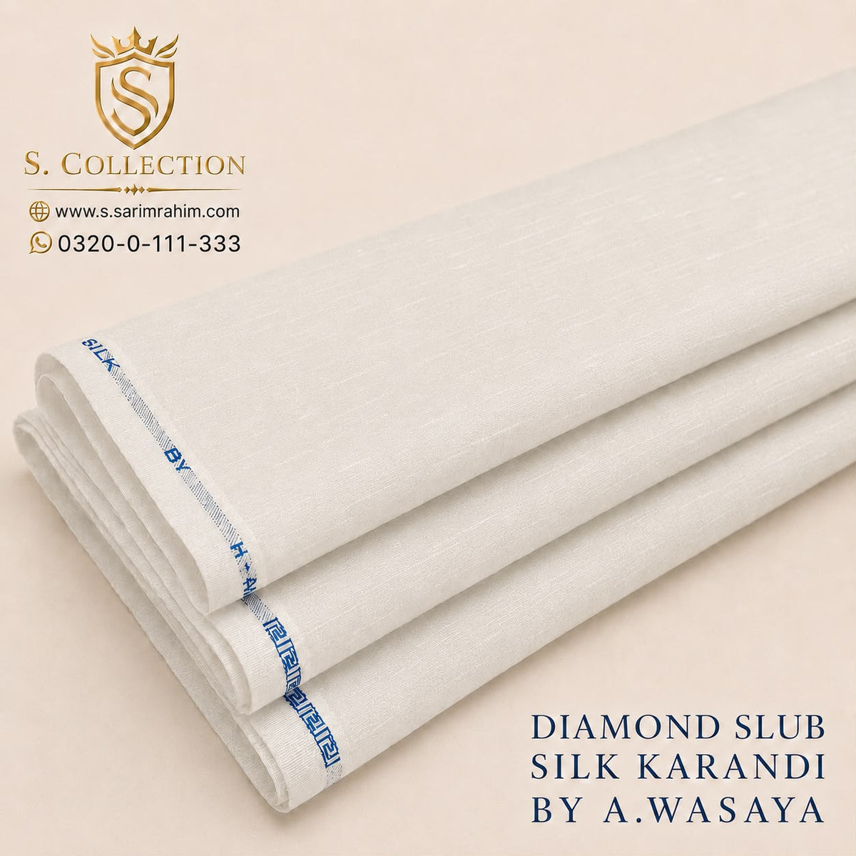 Diamond Slub Silk Karandi