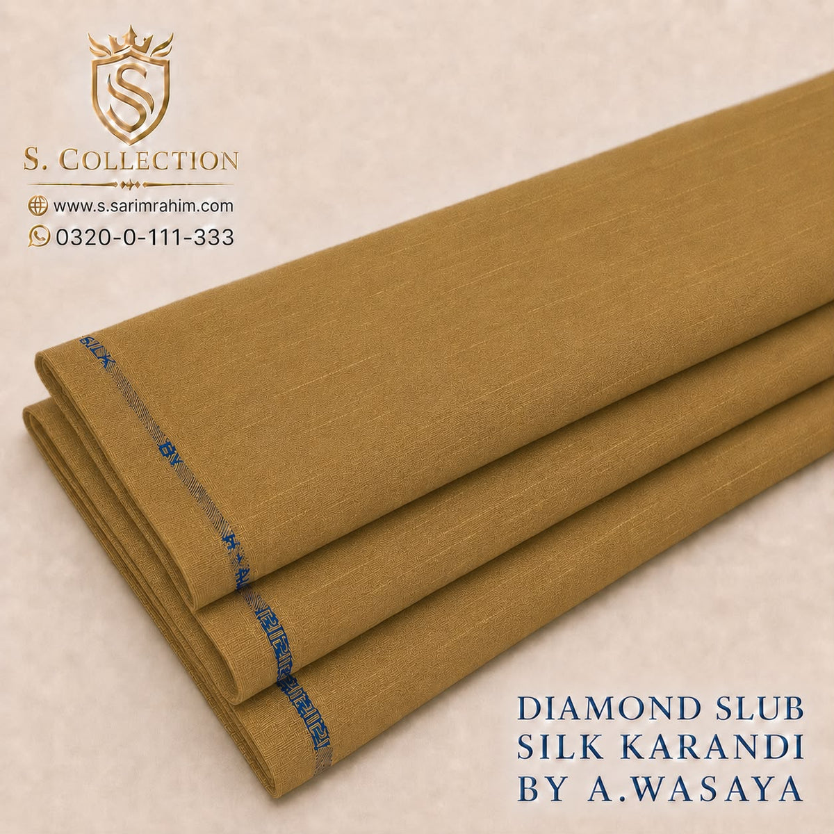 Diamond Slub Silk Karandi