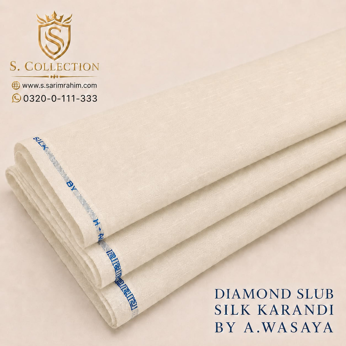 Diamond Slub Silk Karandi