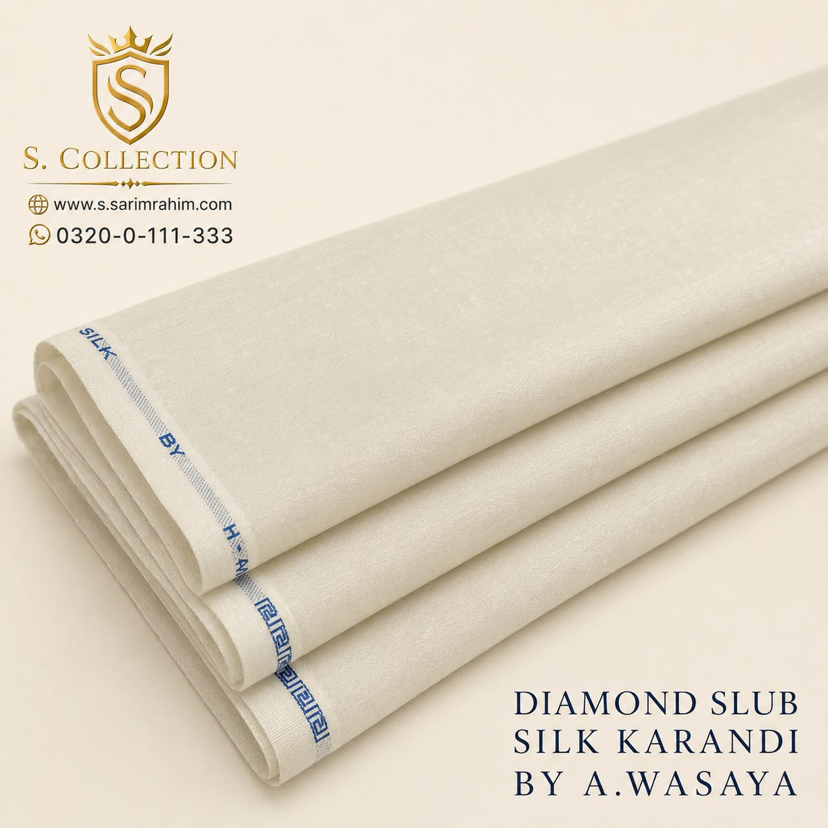 Diamond Slub Silk Karandi